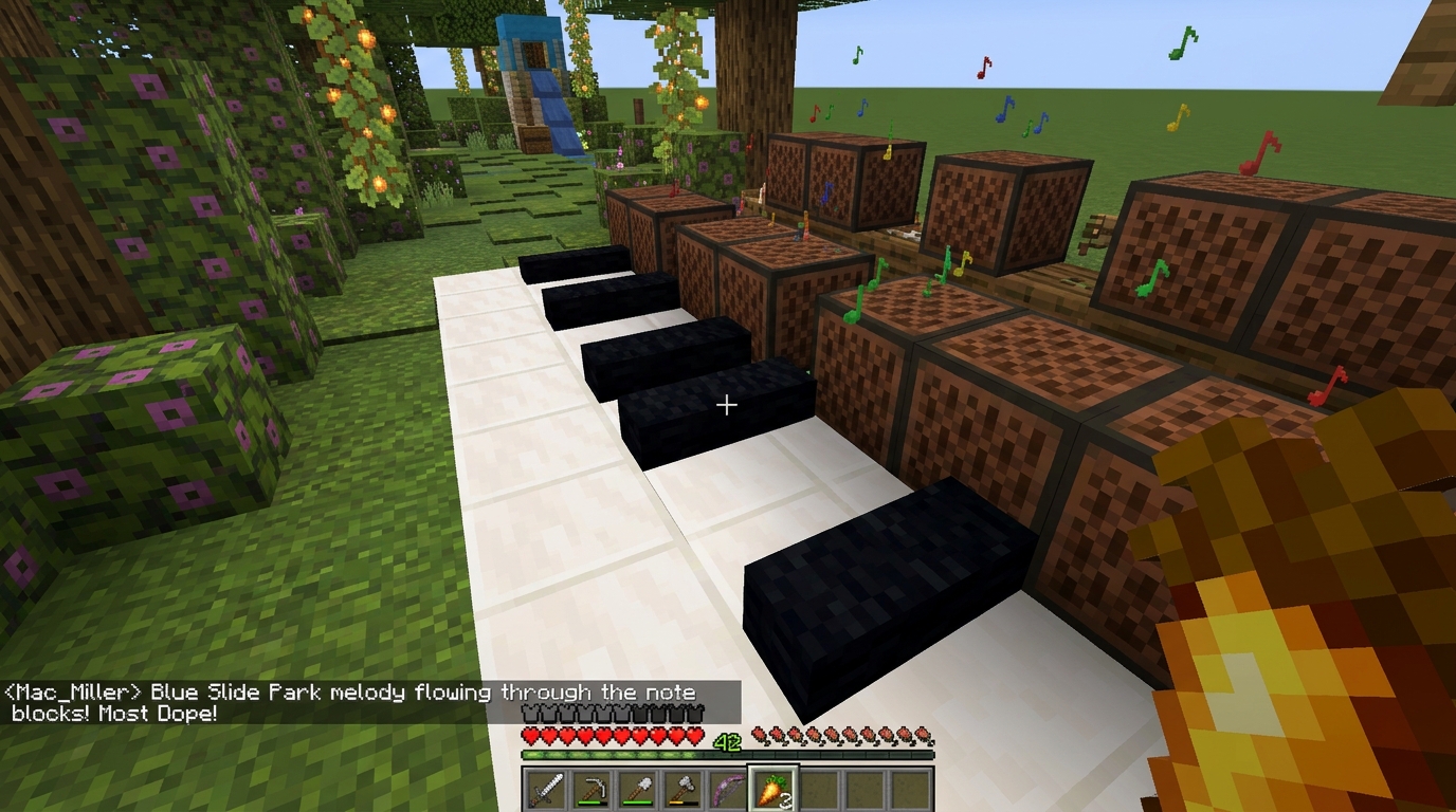 The Noteblock Music Garden simulated gameplay capture