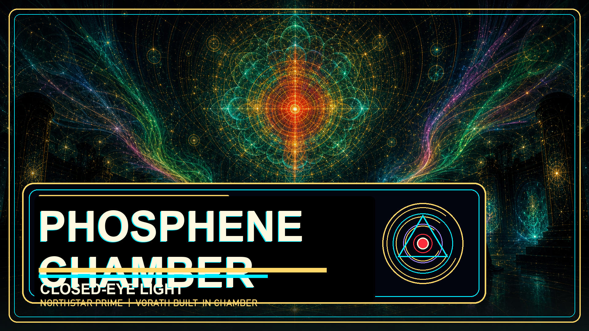 Phosphene Chamber immersive card art