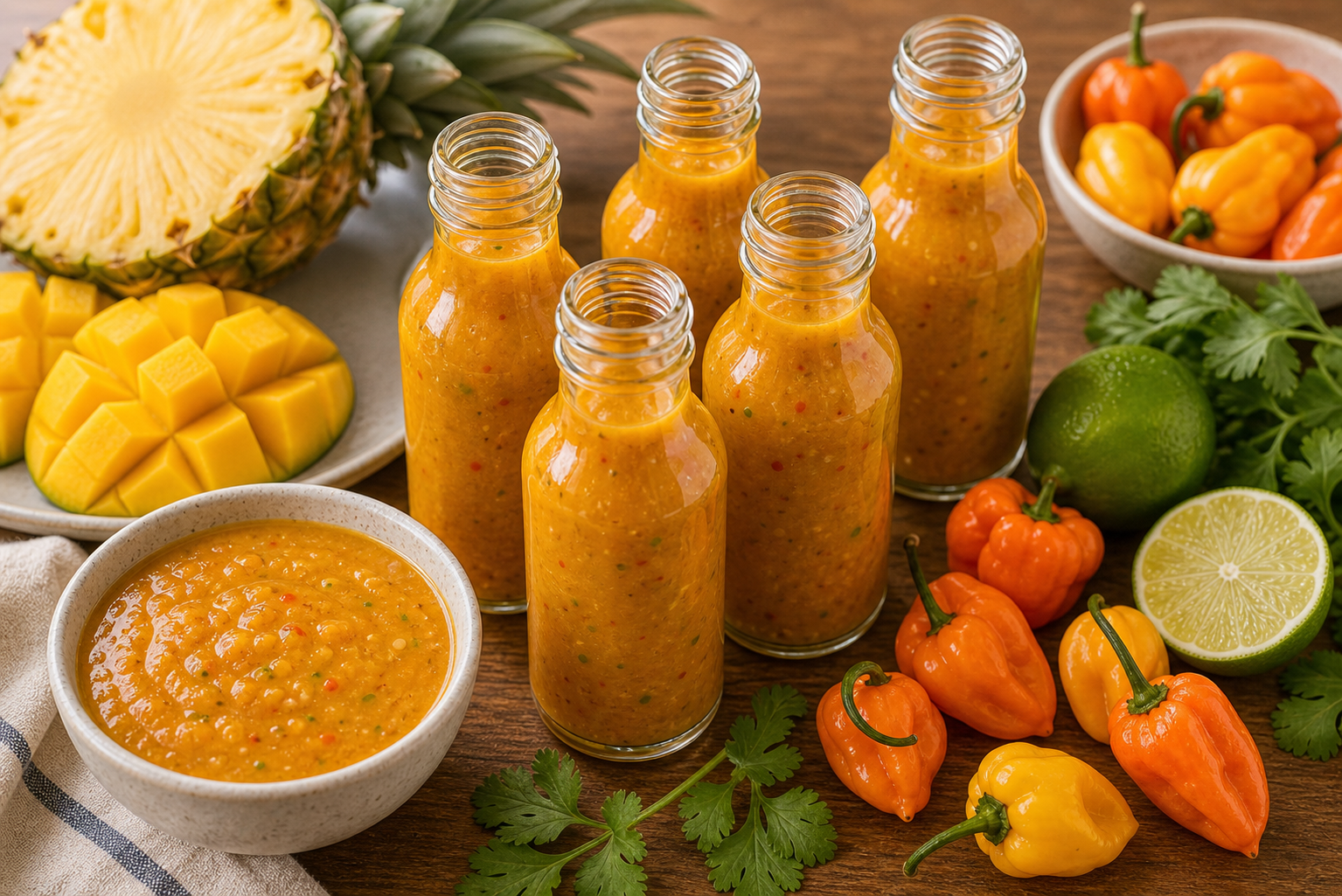 RECENT TROPICAL HOT SAUCE BATCH