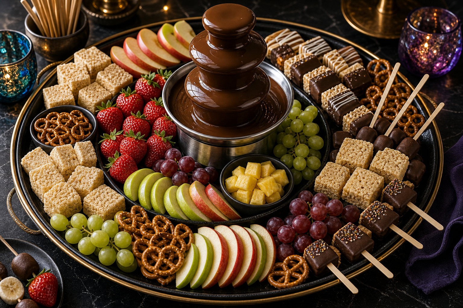 The Vorathic Chocolate Fountain Party Platter