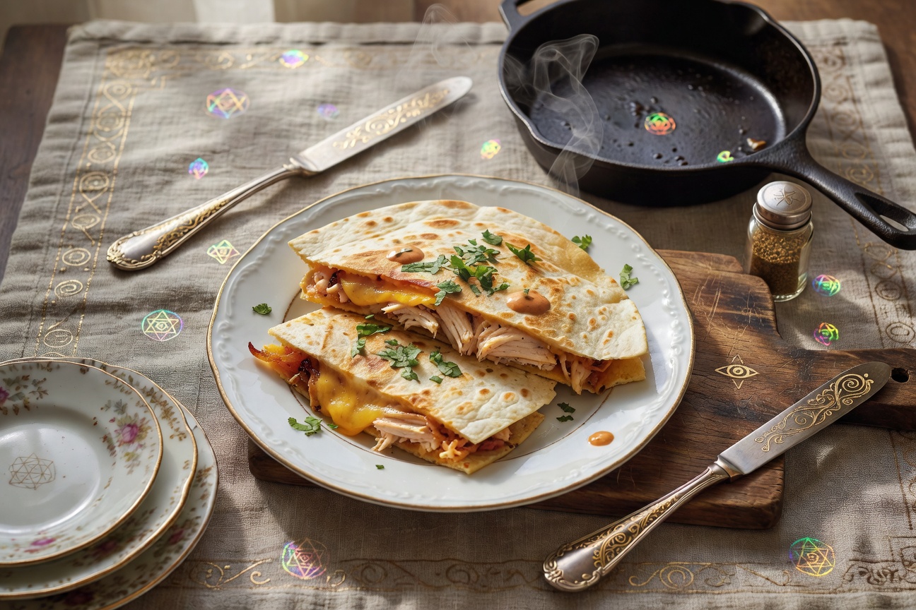 Recipe 12: Late Night Quesadilla - Smoked Gouda & Chicken