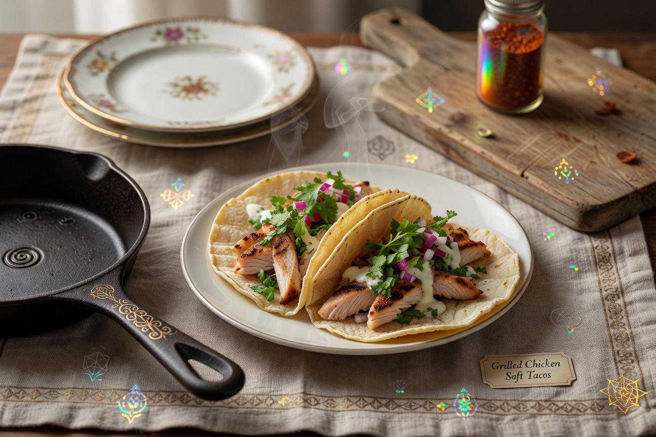 7. Grilled Chicken Soft Tacos