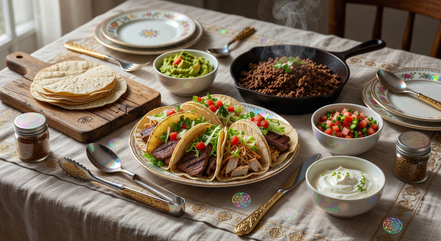 20. Homemade Taco Night (Full Spread)