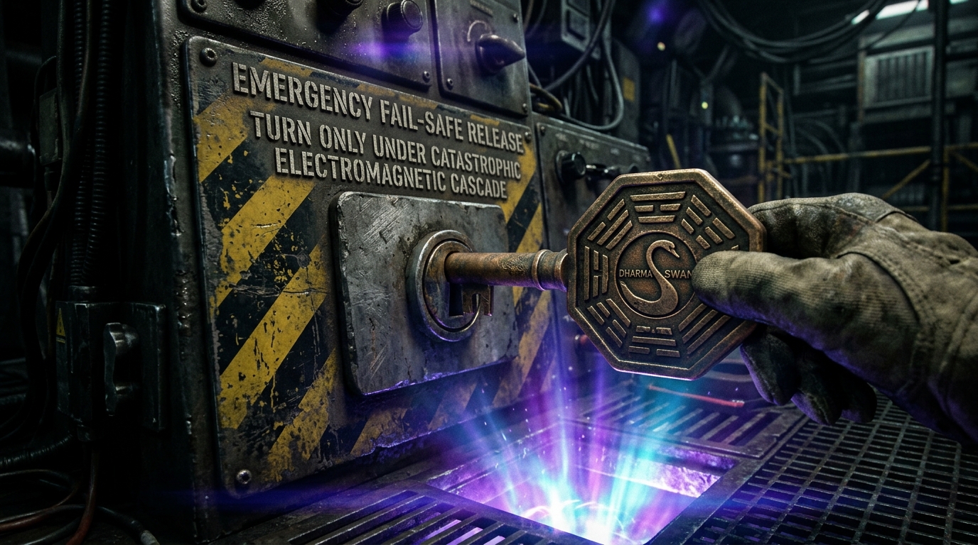 DHARMA Station 3 Fail-Safe Bronze Key