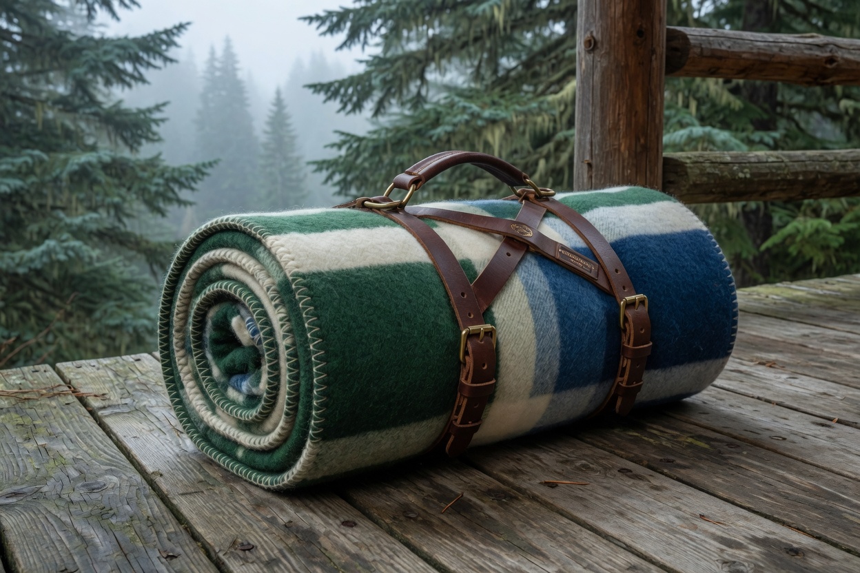 Cascadia Virgin Wool Camp Blanket