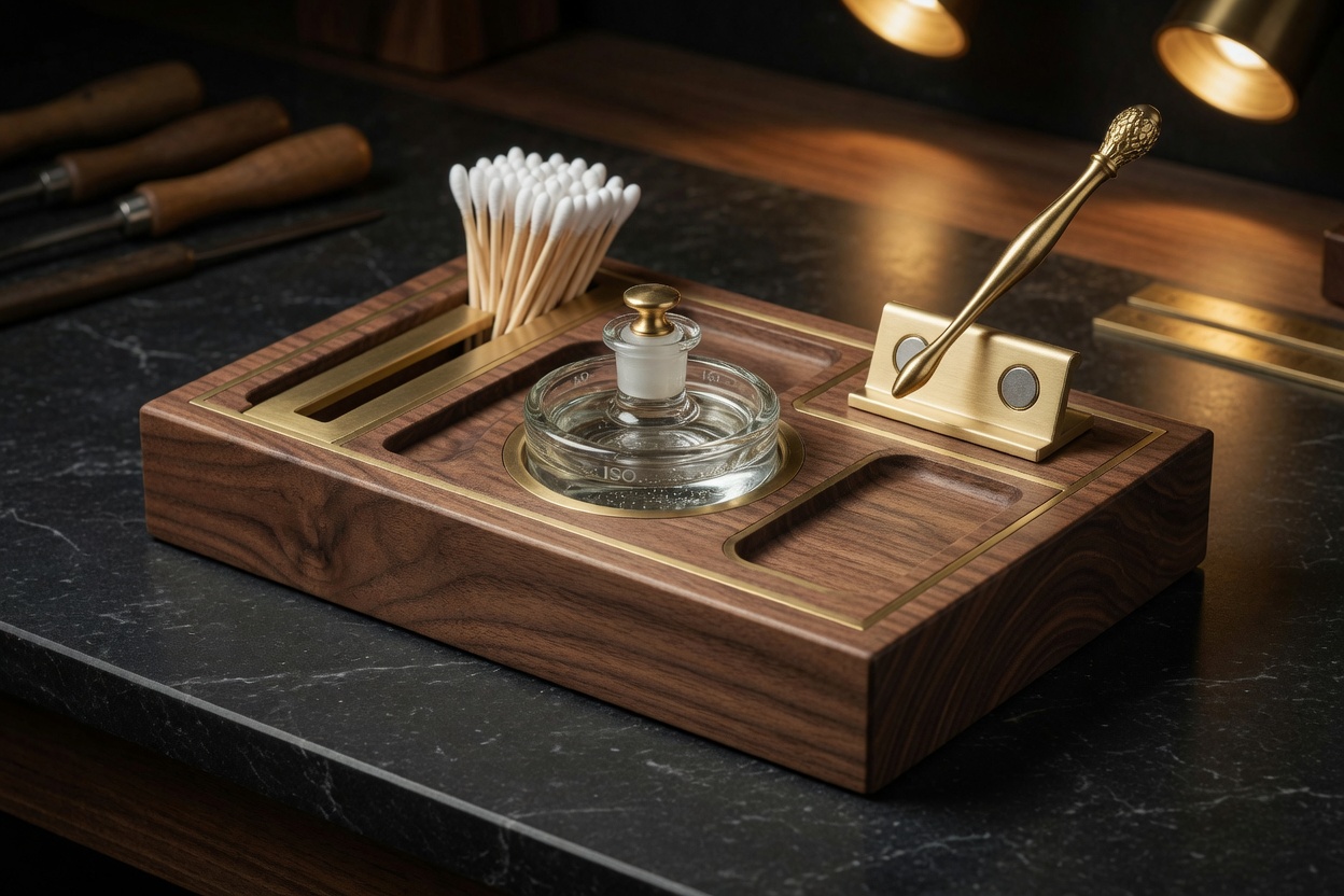 American Black Walnut Dab Caddy