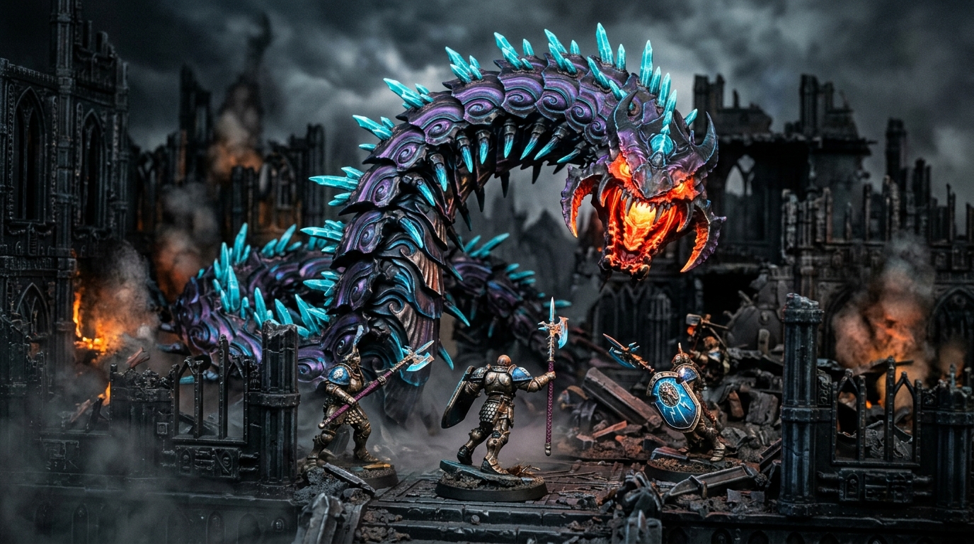 VORATH Abyssal Ouroboros Titan Master Display Miniature