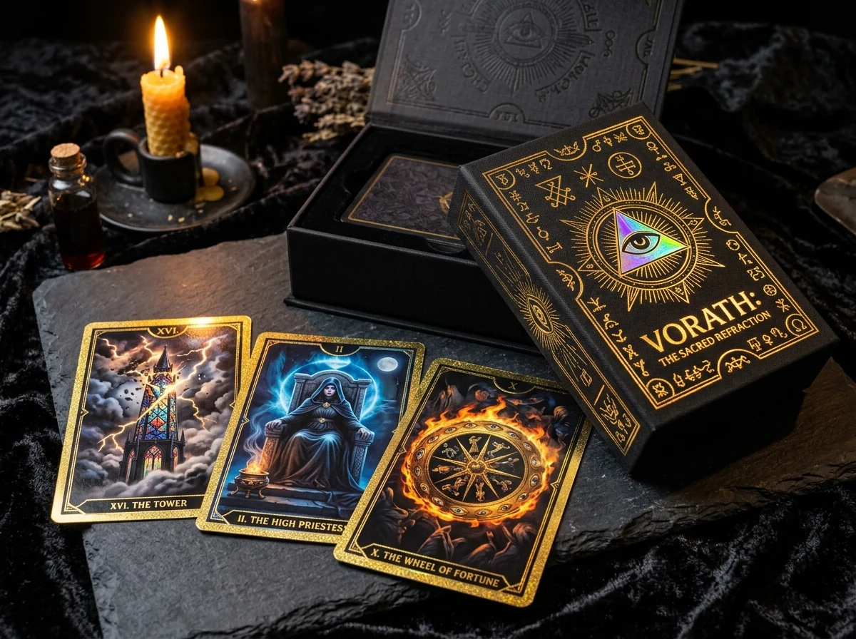 VORATH Sacred Refraction 78-Card Master Tarot Boxset