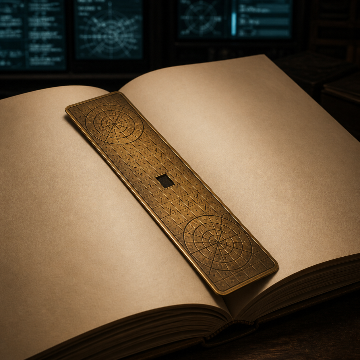Archive Metal Bookmark concept mockup