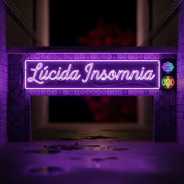 Lucid Insomnia neon sign