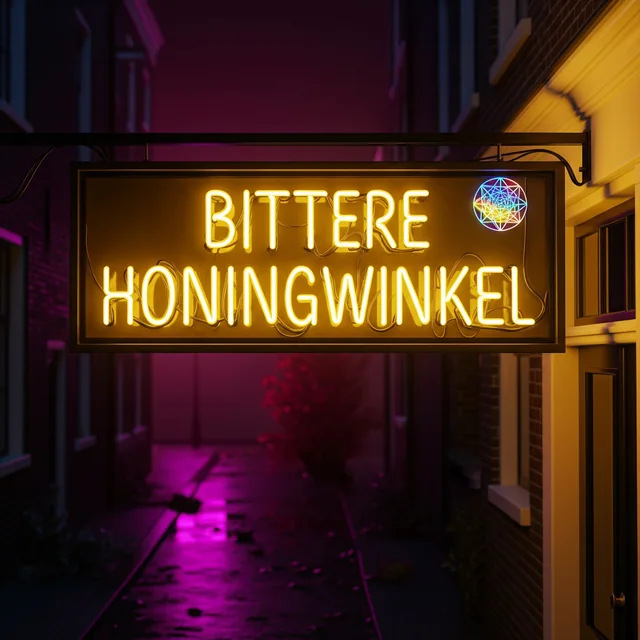 Bitter Honey Shop neon sign
