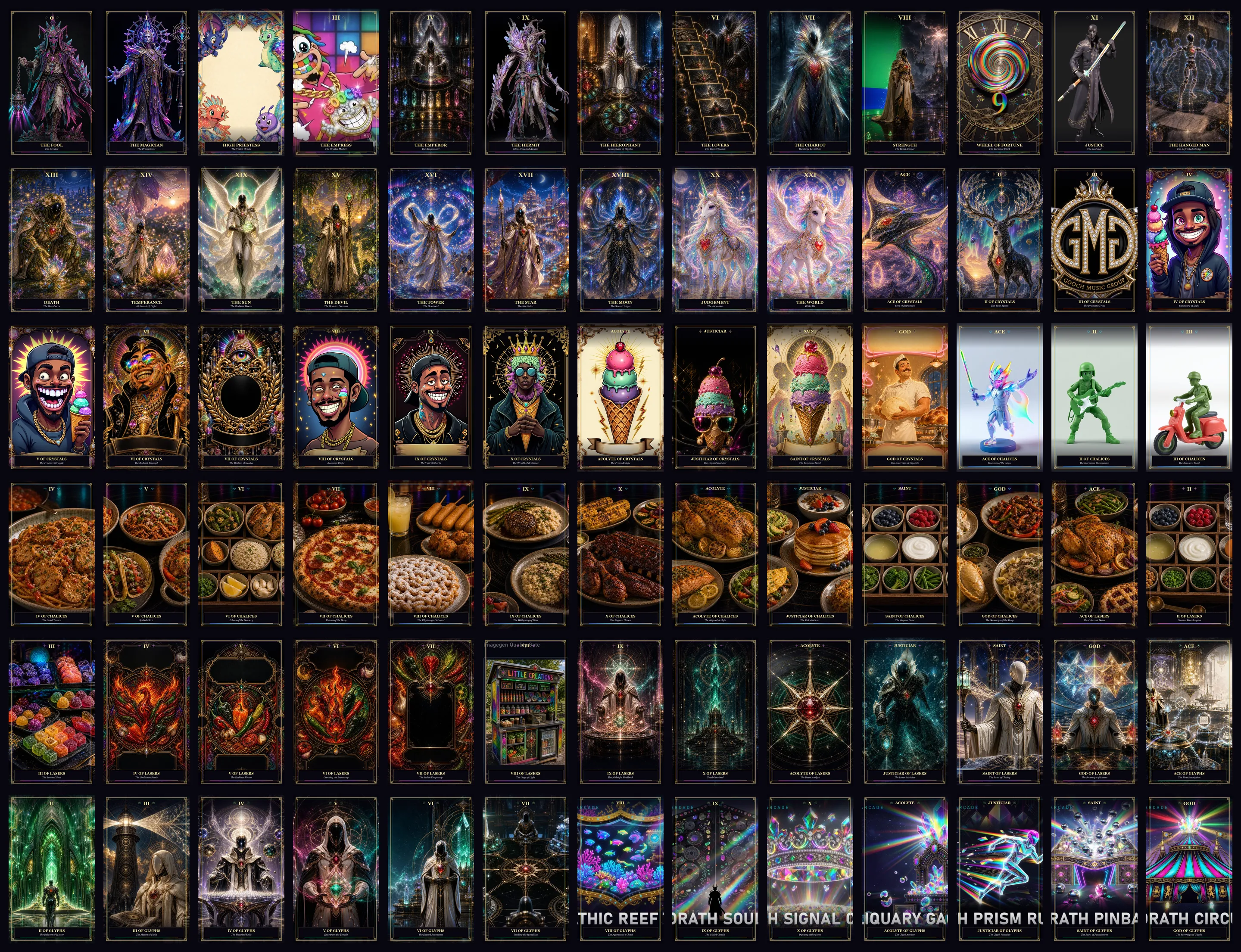 All 78 Cards Mosaic